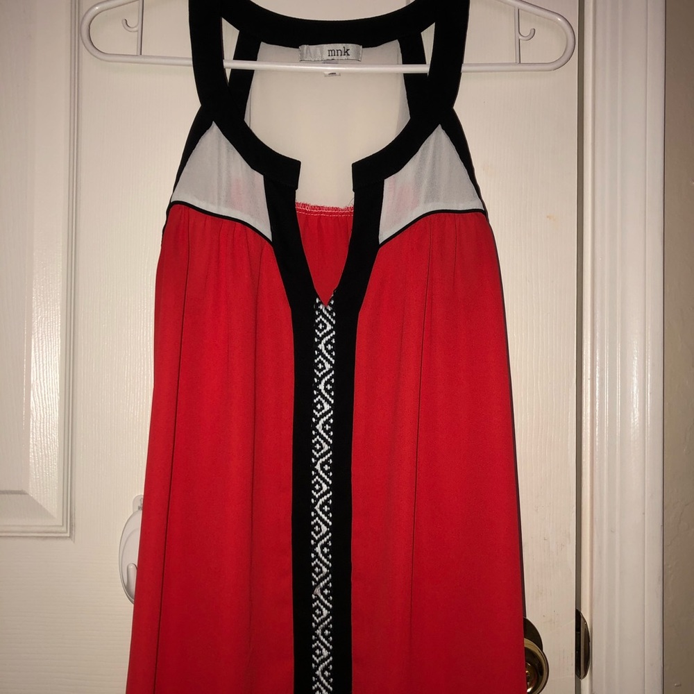 Red Silky Tank